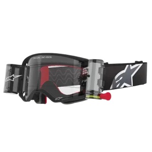 Mx Crossbrille Alpinestars Supertech Corp Schwarz Roll Off