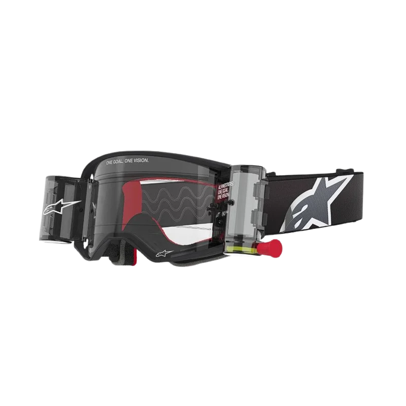 Mx Crossbrille Alpinestars Supertech Corp Schwarz Roll Off