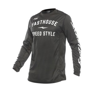 Maglia bambino Fasthouse Grindhouse 24.2 Grit nera