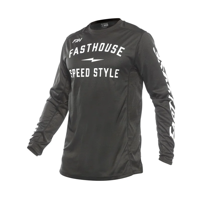 Maglia bambino Fasthouse Grindhouse 24.2 Grit nera 260003-00