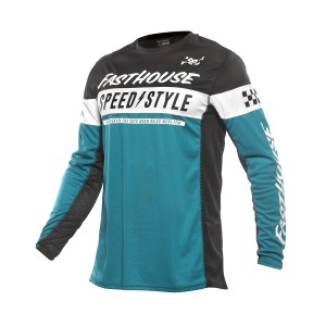 Youth Jersey Fasthouse Grindhouse 24.2 Akin marine/black