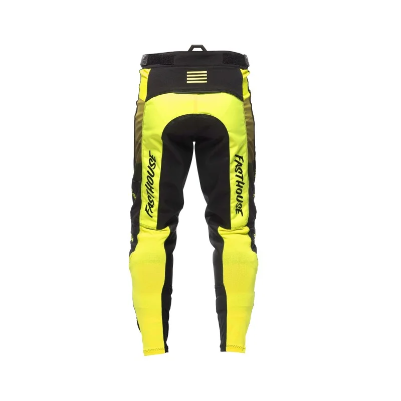 Pantalon Cross Youth Fasthouse Hypersonic white/flo yellow