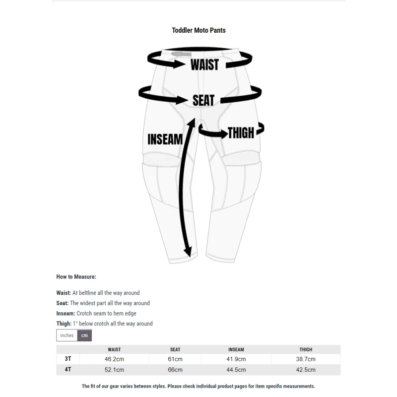 Youth pant Fasthouse Toddler Akin schwarz 25.1
