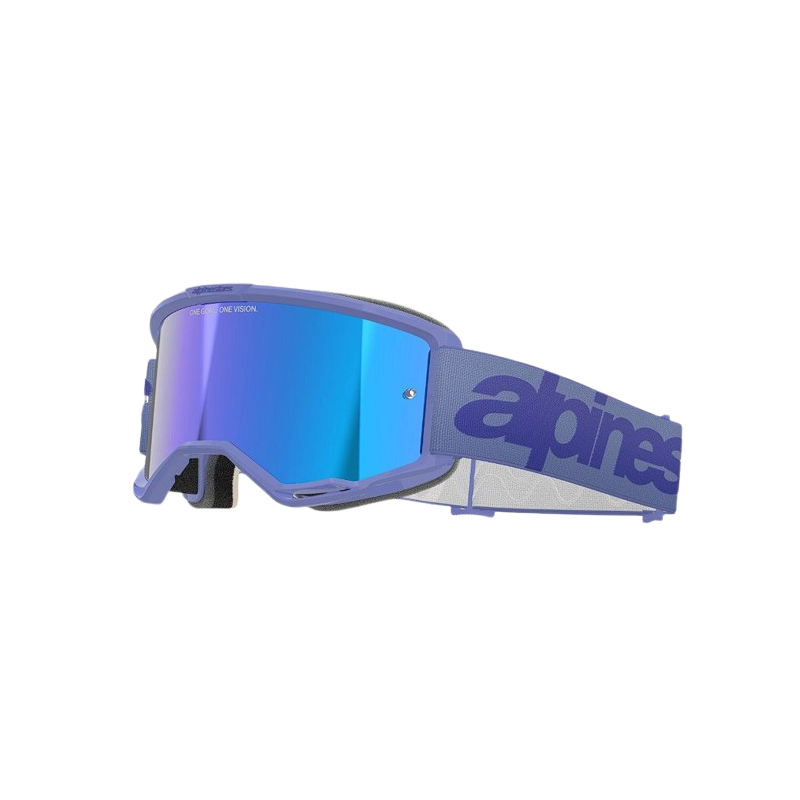 Masque Alpinestars Vision 5 Wordmark Violette Lentille miroir