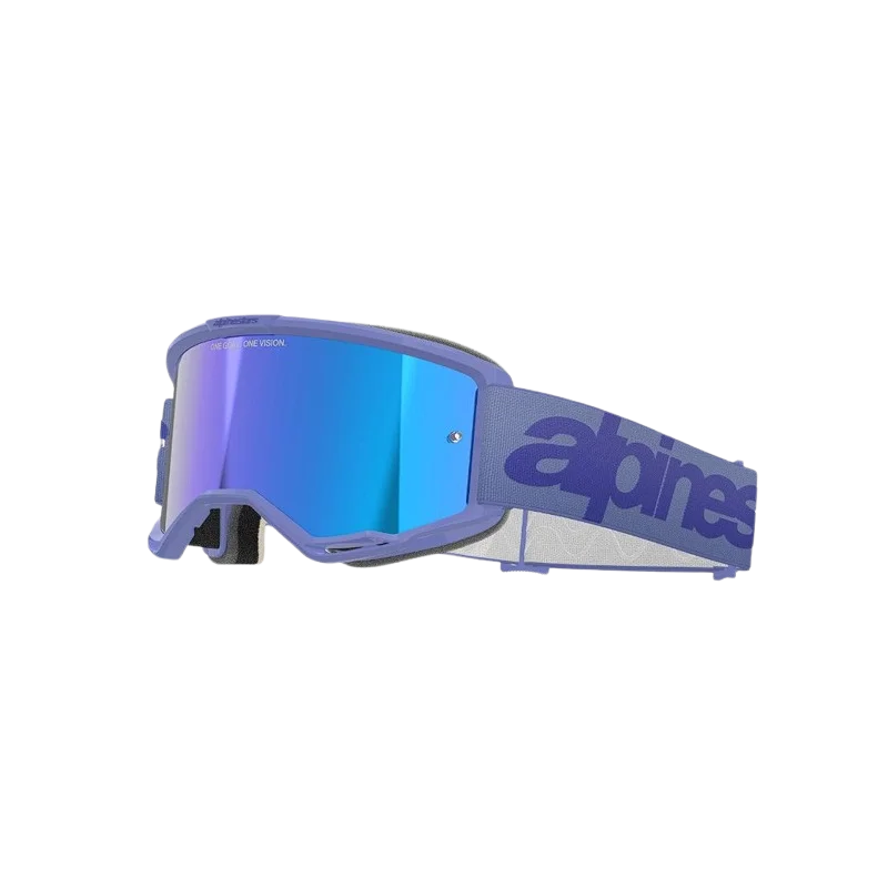 Masque Alpinestars Vision 5 Wordmark Violette Lentille miroir