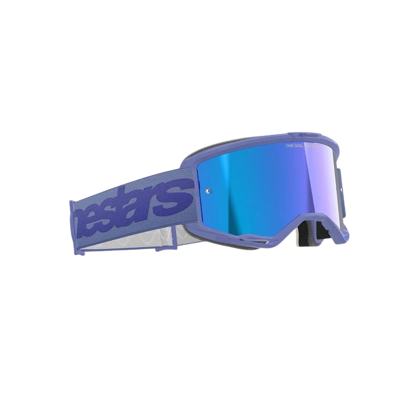 Alpinestars Vision 5 Wordmark MX-Brille Lila Spiegellinse