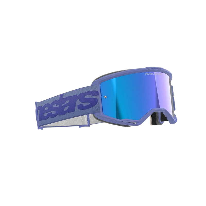Mx Goggle Alpinestars Vision 5 Wordmark Purple Mirror Lens