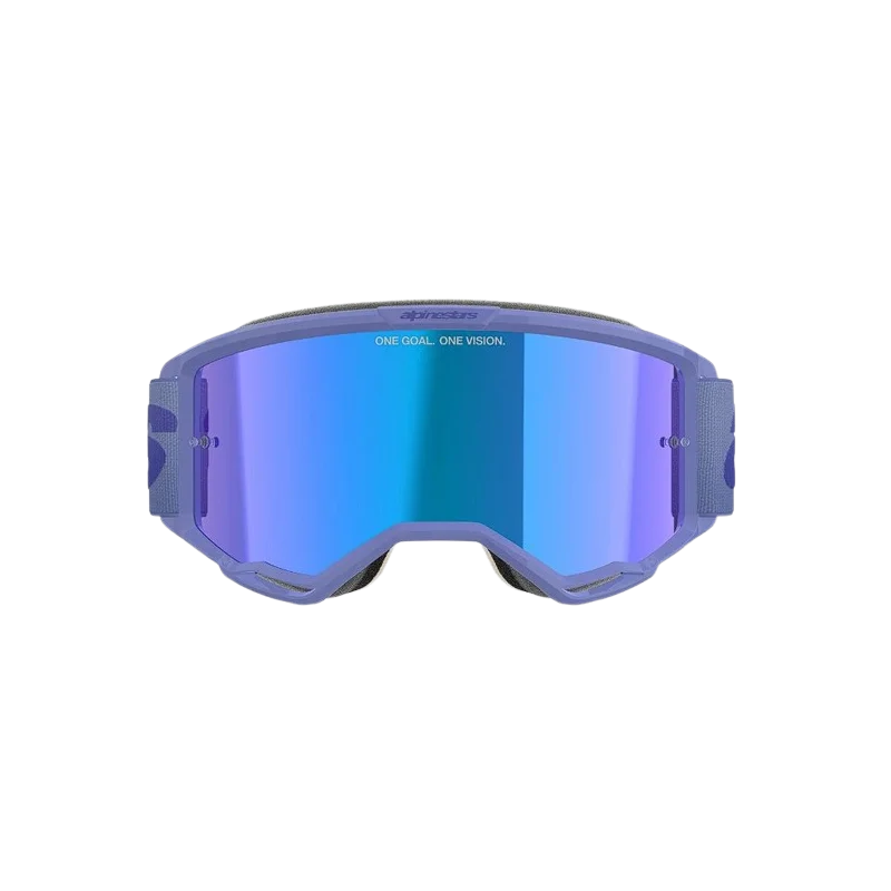Masque Alpinestars Vision 5 Wordmark Violette Lentille miroir