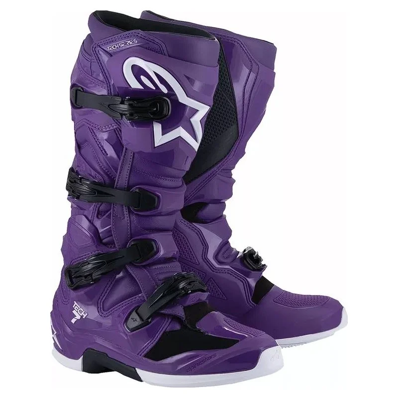 Motocross Stiefel Alpinestars Tech 7 2025 Lila