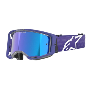 Alpinestars Vision 8 Corp MX-Brille Lila Verspiegelten Gläsern