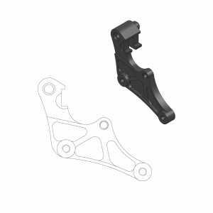 Distanziale per pinza assiale e disco motard 320mm | Yamaha - Fantic