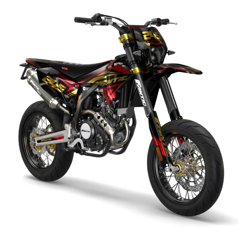 Dekorset Fantic "Racing Chrome Black