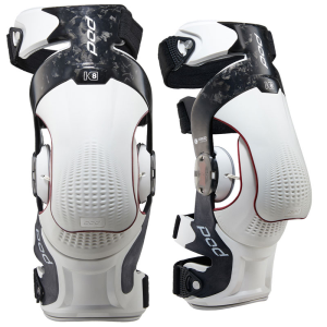 POD K8 3.0 Carbon Knee Brace (Pair) White