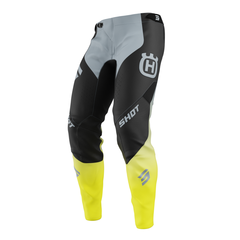 Pantalon Shot Aerolite Husqvarna noir gris 2025