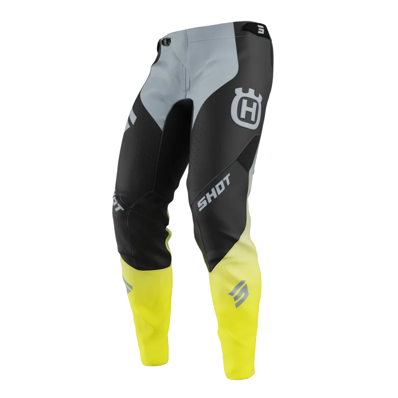 Pantaloni Shot Aerolite Husqvarna Neri Grigi 2025 A06-11A1-A01
