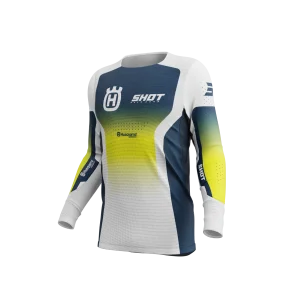 Maillot Shot Aerolite Husqvarna 2025 Bleu