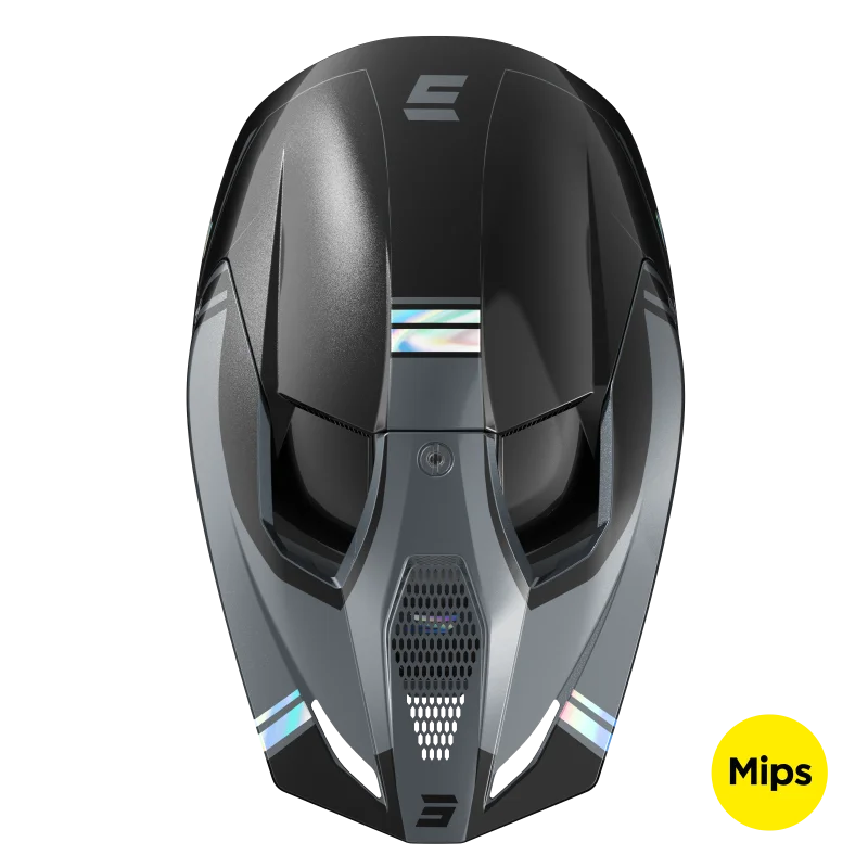 Helmet Shot Race Spirit Black Holo