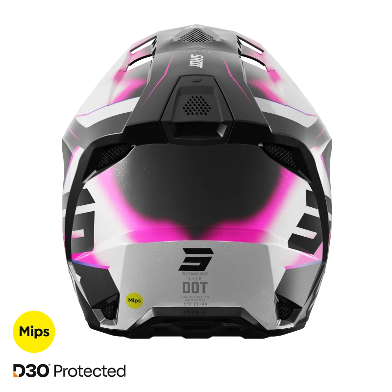 Casco Shot Lite Astral Blu Rosa Perlato