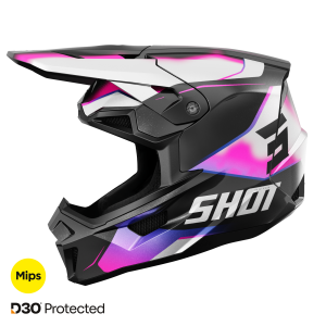 Casco Shot Lite Astral Blu Rosa Perlato