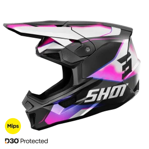 Helm Shot Lite Astral Blau Rosa Perlmutt