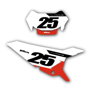 Number Plates Beta Race White