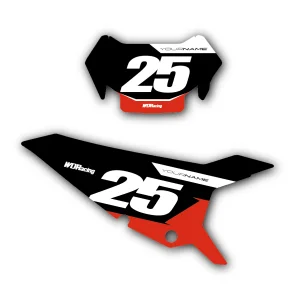 Number Plates Beta Race Black