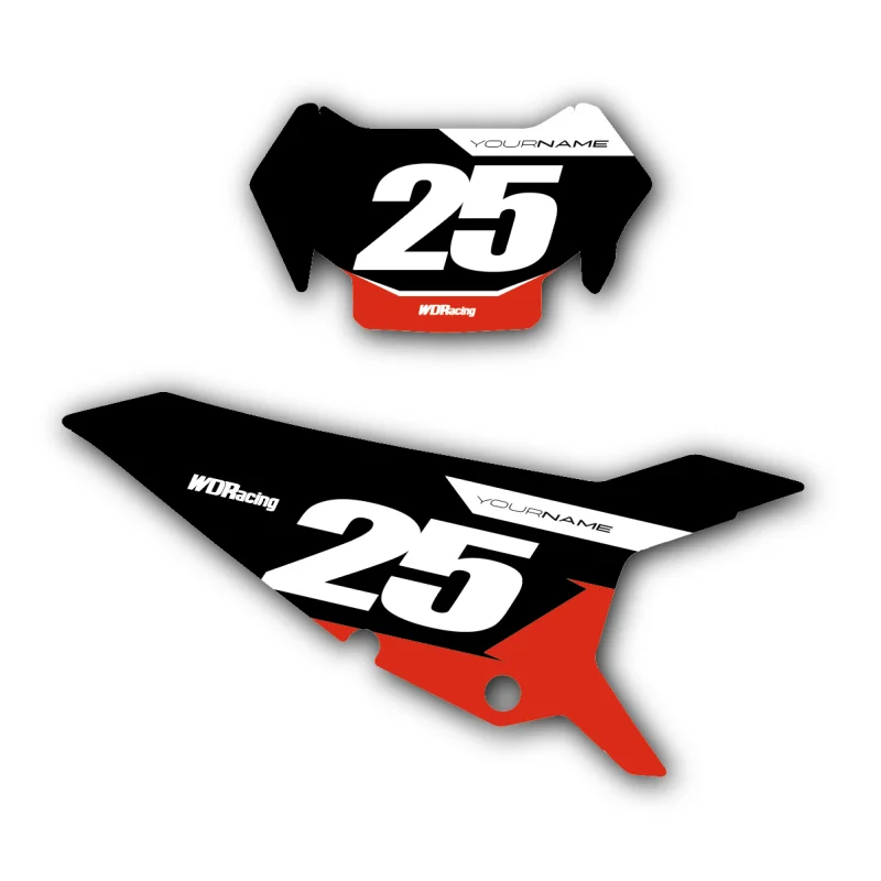 Number Plates Beta Race Black