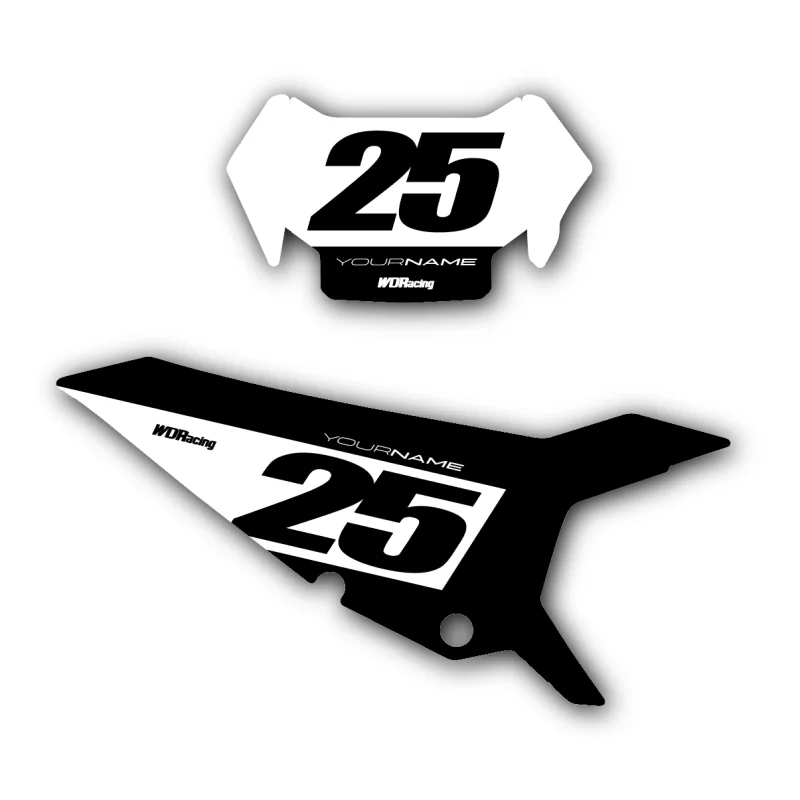 Number Plates Beta 2D White