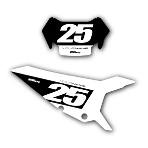 Number Plates Beta 2D Black