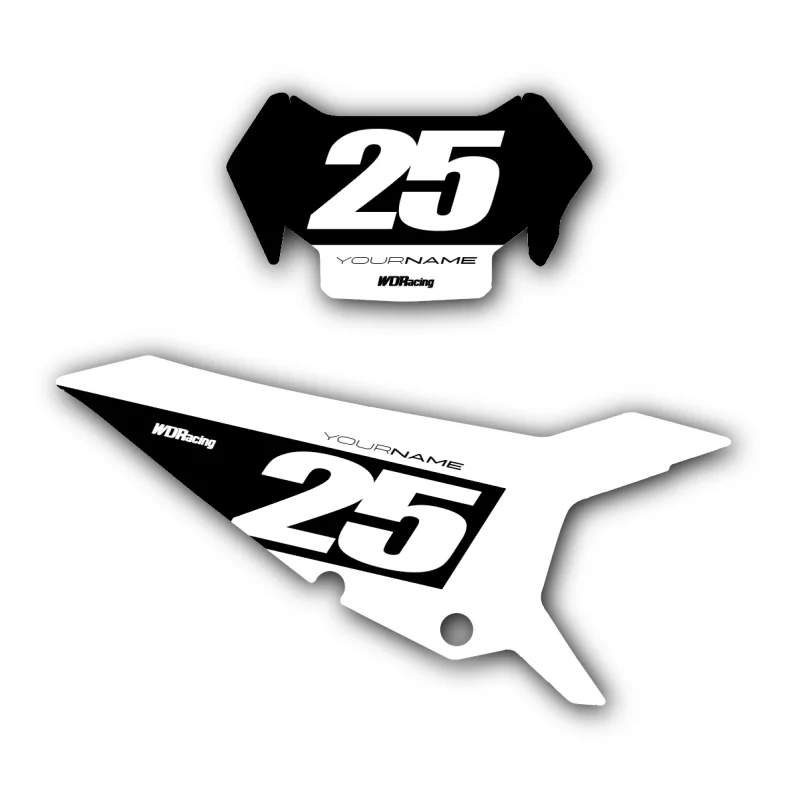Number Plates Beta 2D Black