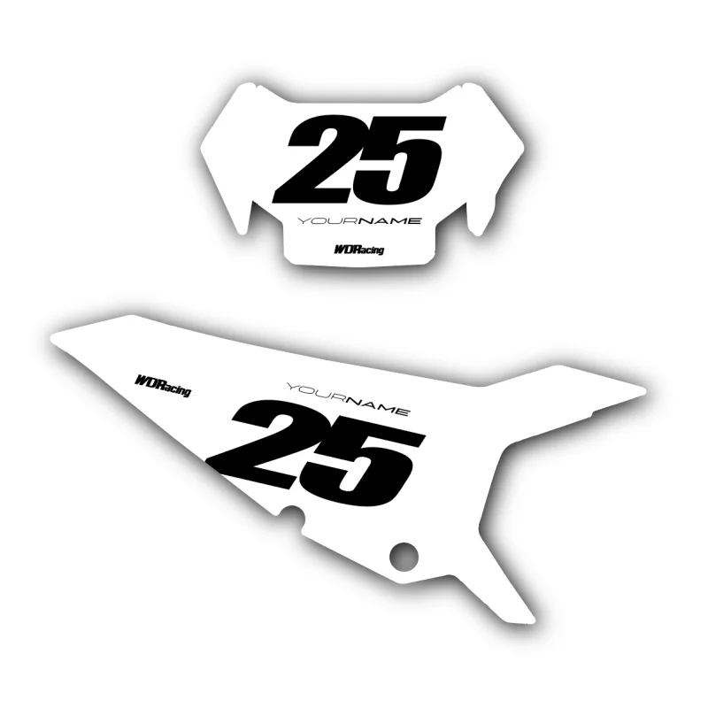 Number Plates Beta 1D White