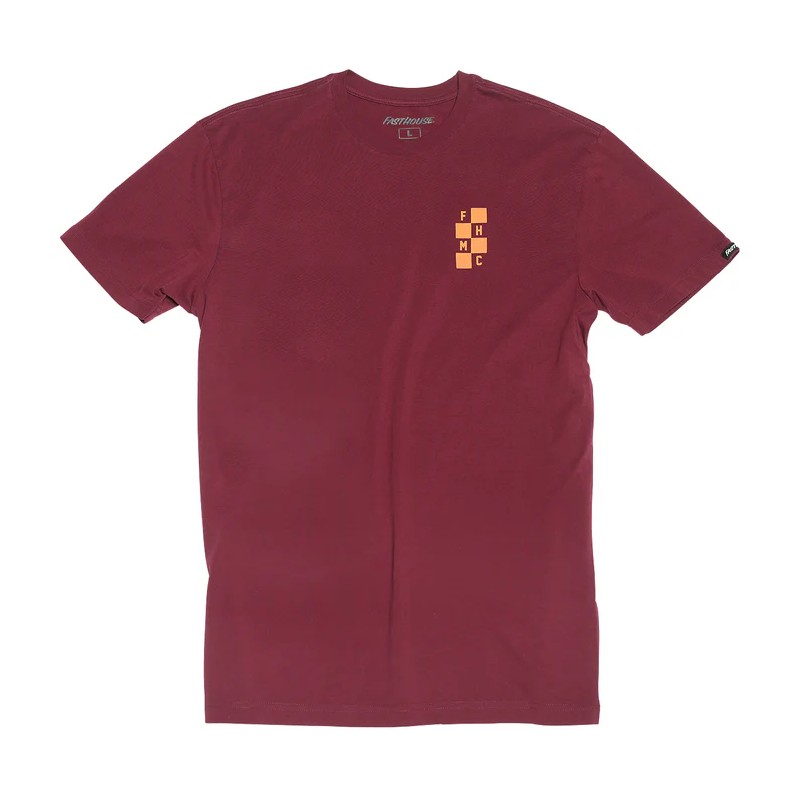 Fasthouse Chalet SS T-Shirt maroon