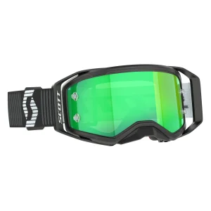 Maschera Scott Prospect 2.0 Nero Bianco | Lente Verde Chromo Works