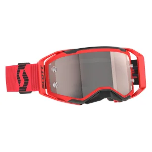 Maschera Scott Prospect 2.0 Rossa Nera | Lente Silver Chromo Works
