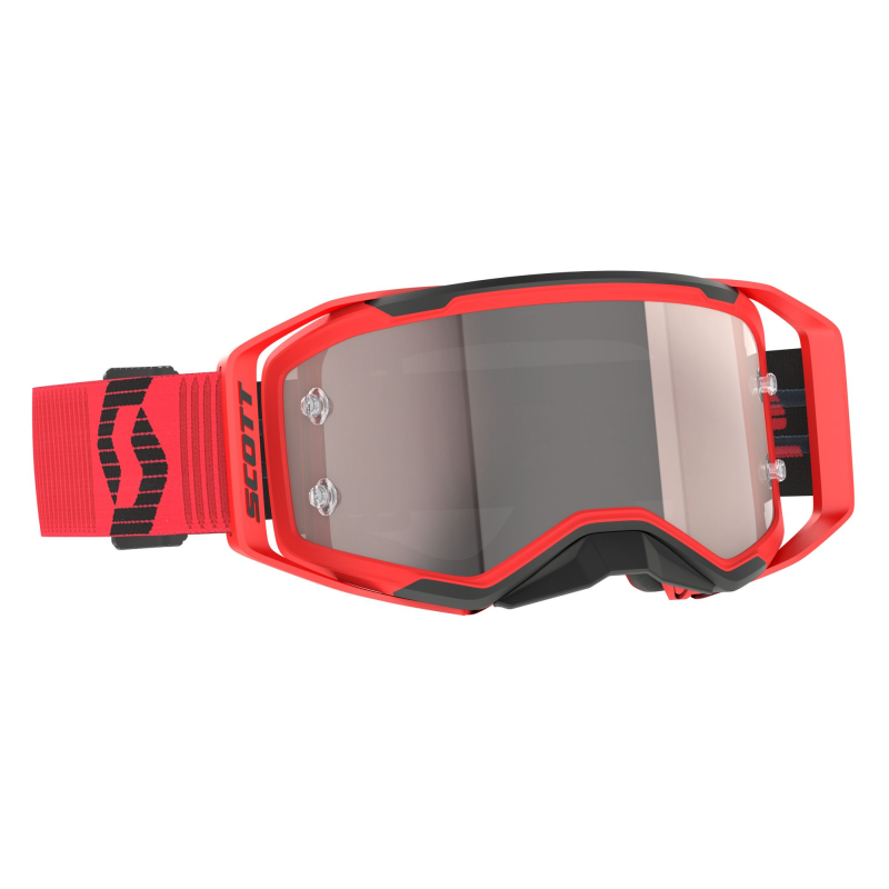 Scott Prospect 2.0 Goggle Black Red | Silver Chromo Works Lens