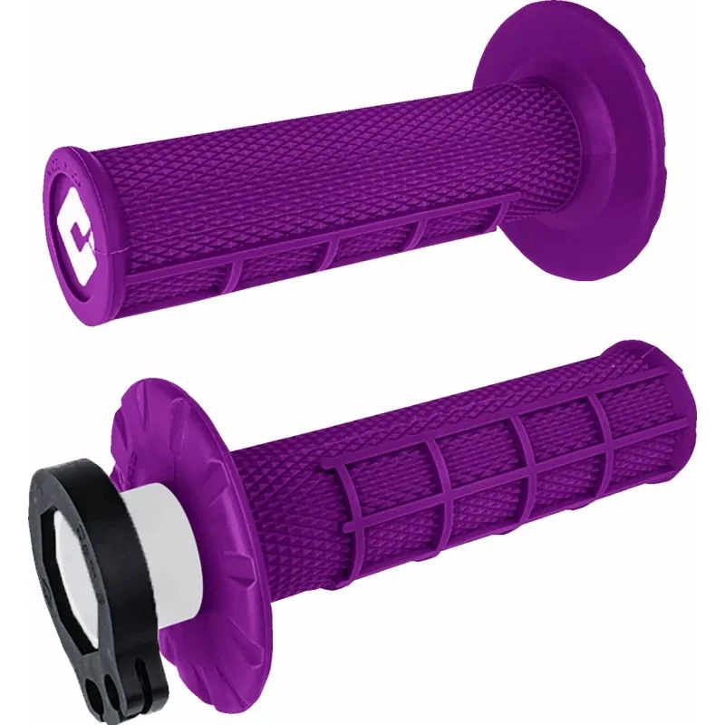 Poignées lock-on gaufrées ODI V2 - Violet