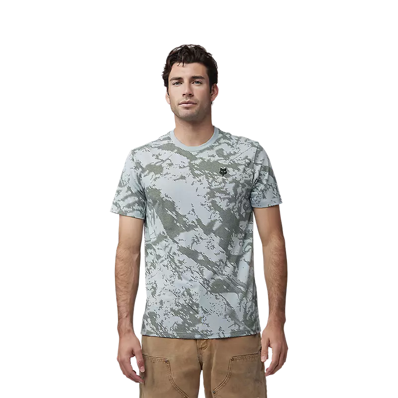 T-shirt Gravel Tech FOX Gunmetal