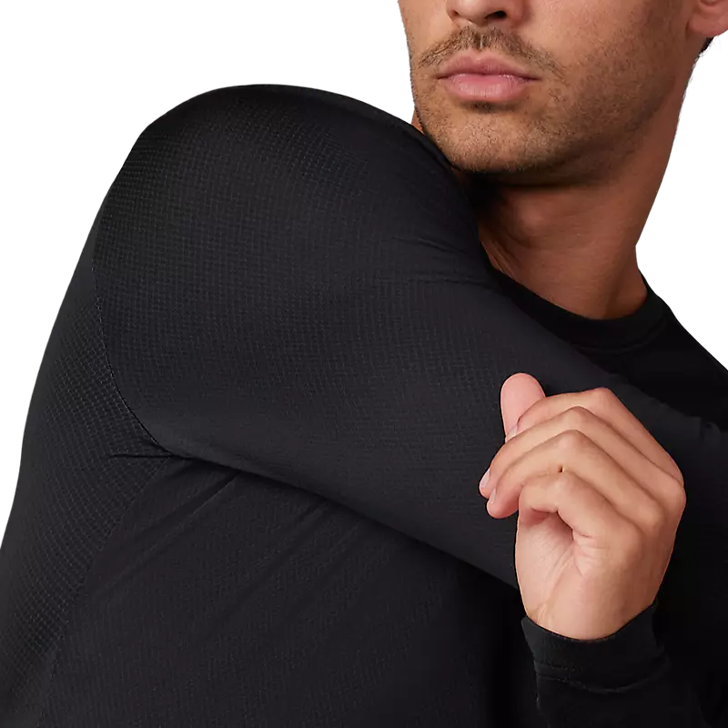 FOX Tecbase FIRE Thermal Jersey Black
