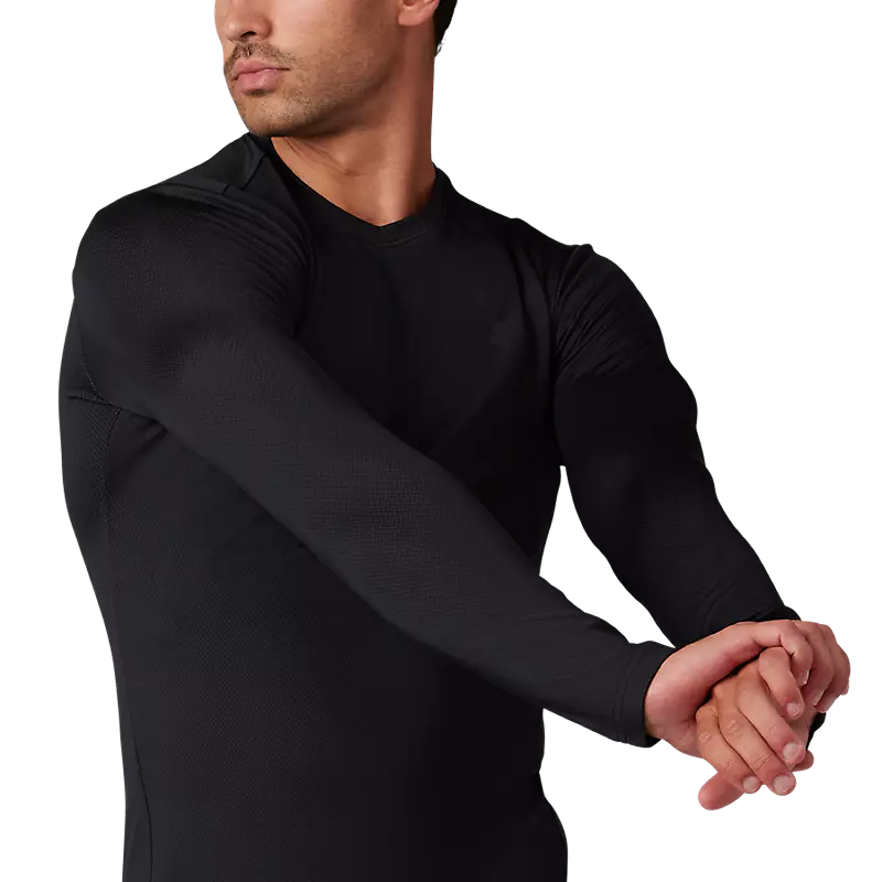 FOX Tecbase FIRE Thermal Jersey Black