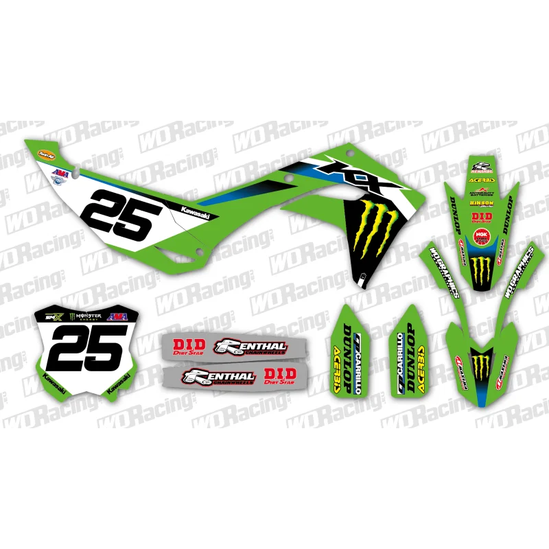 Graphics Kit Kawasaki TEAM 25