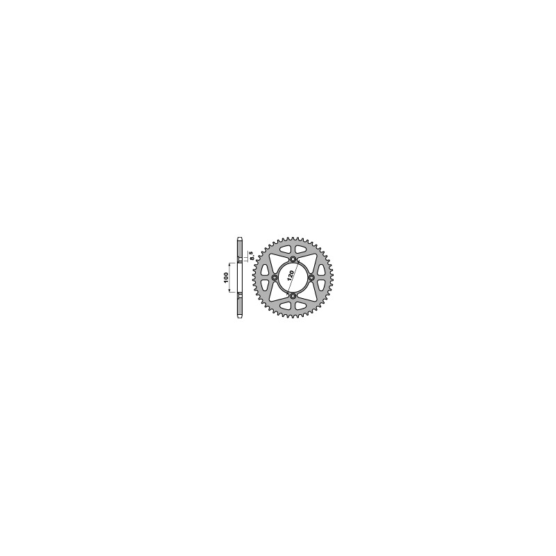 Kettenrad PBR 428 | Beta RR 50 2T / RR 125 4T
