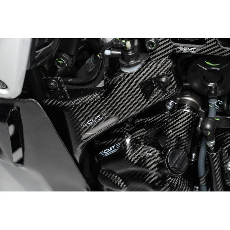 Cover serbatoio refrigerante in carbonio CMT | Yamaha Tenere 700