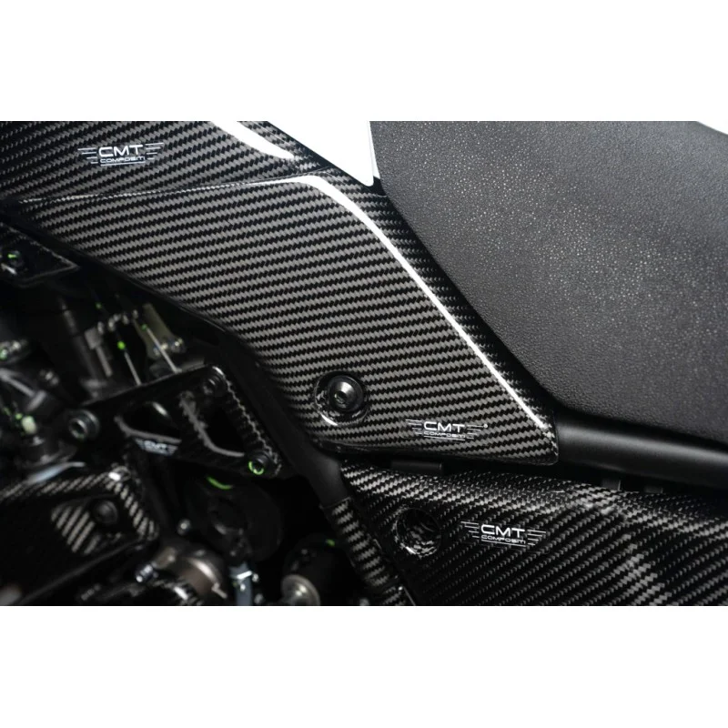 Pannelli laterali sotto serbatoio in carbonio CMT | Yamaha Tenere 700