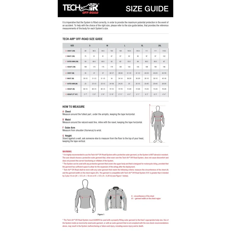 Pettorina airbag Alpinestars Tech-Air Off-Road System