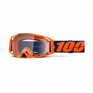 100% ARmatic Goggle Neon Orange Clear