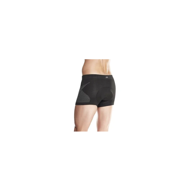 Boxer Intimo Sportivo 4 Stagioni con Agile Pad SIXS Nero Carbonio