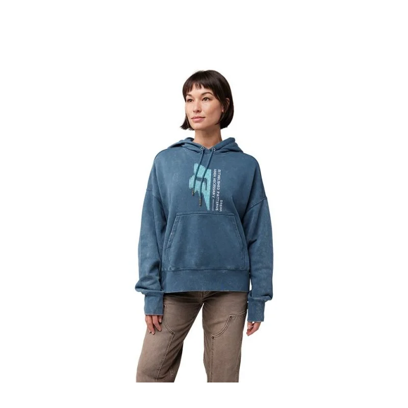 Felpa con Capuccio Donna Fox Throttle Oversized 32828-564