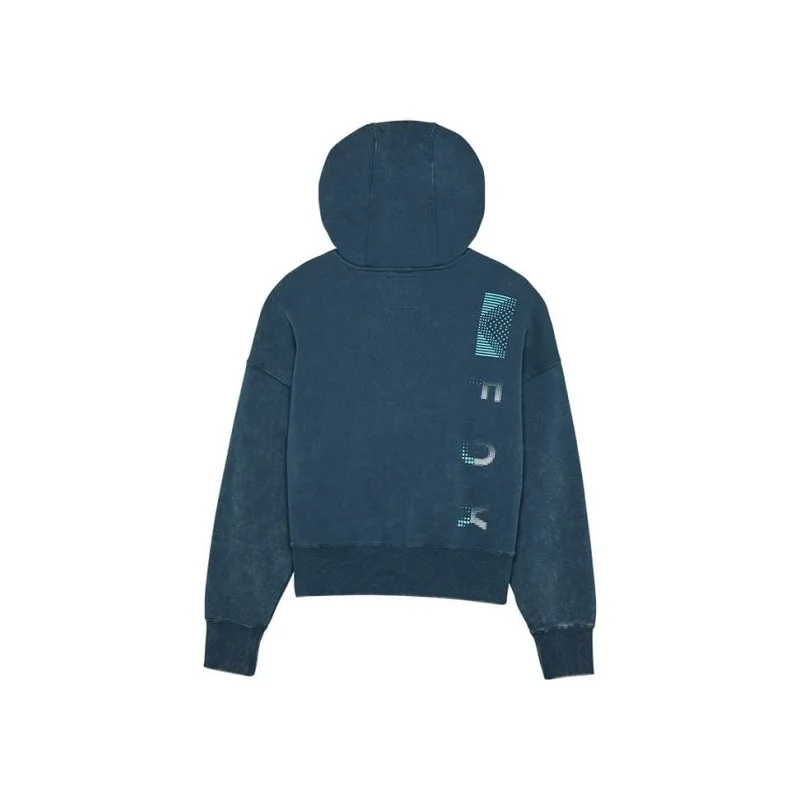 Felpa con Capuccio Donna Fox Throttle Oversized