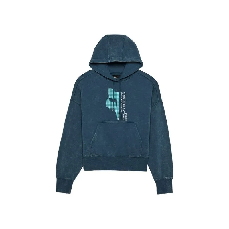 Felpa con Capuccio Donna Fox Throttle Oversized