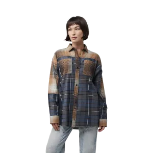 FOX Oversized Flanellhemd Damen